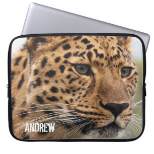 Funda Para Portátil Leopardo de las mangas de los portátiles