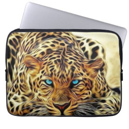 Funda Para Portátil Leopardo del ojo azul