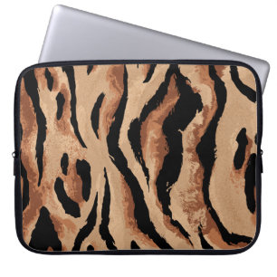 Funda Para Portátil Leopardo del tigre: sin foco de piel animal