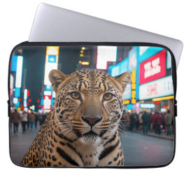 Funda Para Portátil Leopardo en Times Square