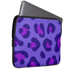 Funda Para Portátil "Leopardo púrpura eléctrico"
