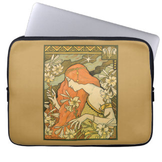 Funda Para Portátil L'Ermitage Francesa en el campo de las flores
