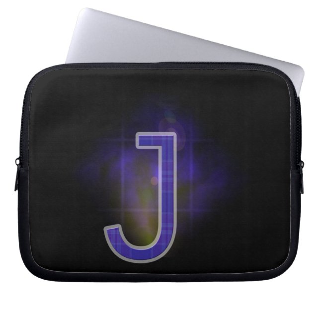 Funda Para Portátil Letra J (Frente)