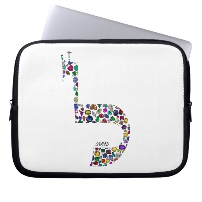 Funda Para Portátil Letra 'LAMED' (Frente)