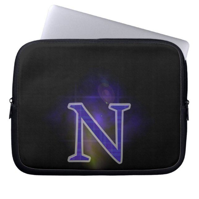 Funda Para Portátil Letra N (Frente)