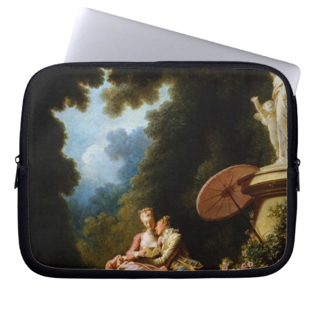 Funda Para Portátil Letras de amor de Jean Honore Fragonard (Frente)