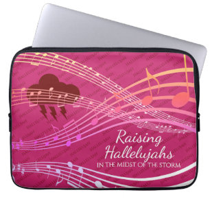 Funda Para Portátil LEVANTANDO HALLELUJAHS EN LA TORMENTA DE ROPA pers