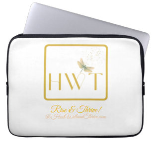 Funda Para Portátil ¡Levántate y Thrive! Carpeta de bolsillo de la col