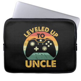 Funda Para Portátil Leveled Up to Uncle