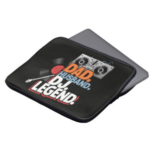 Funda Para Portátil Leyenda de DJ, padre y esposo