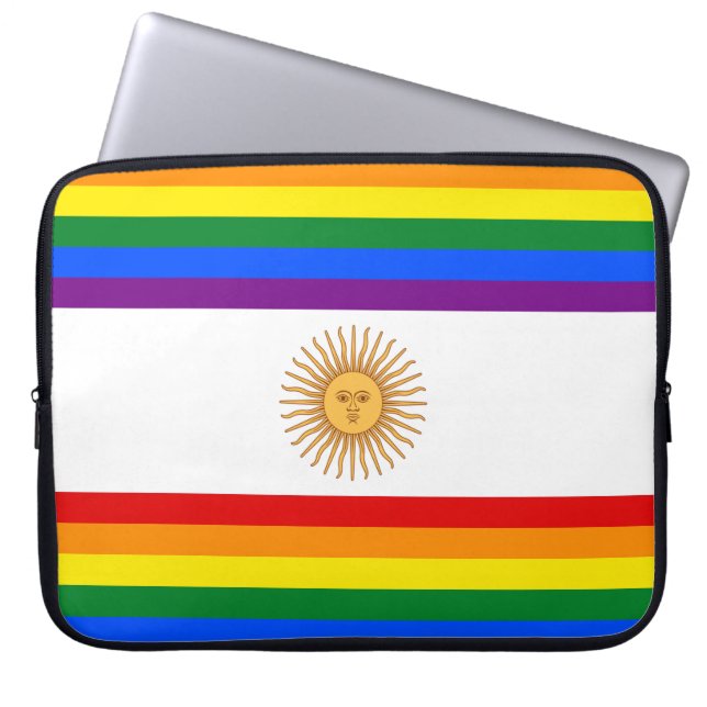 Funda Para Portátil LGBT Argentina (Frente)