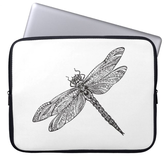 Funda Para Portátil Libélula en estilo (Frente)