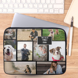 Funda Para Portátil Liberen a sus Recuerdos: Collag personalizado de 9
