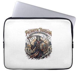 Funda Para Portátil Libertad Apocalíptica Patriótica Segadora Zombie A