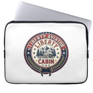 Funda Para Portátil Libertad Aviador Patriótico Aviación Vinta Patriót