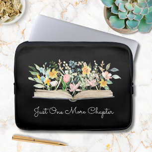 Funda Para Portátil Libro de Acuarela de Cota Personalizada Floral