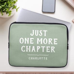 Funda Para Portátil Libro Divertido Verde Moderno del Sabio Personaliz