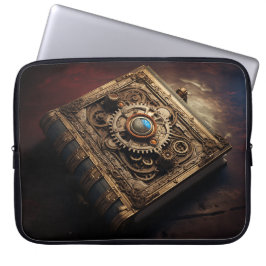 Funda Para Portátil Libro Steampunk