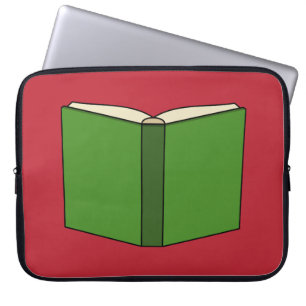 Funda Para Portátil Libro Verde personalizado
