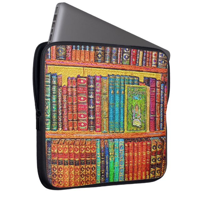 Funda Para Portátil Libros de biblioteca (Anverso derecho)
