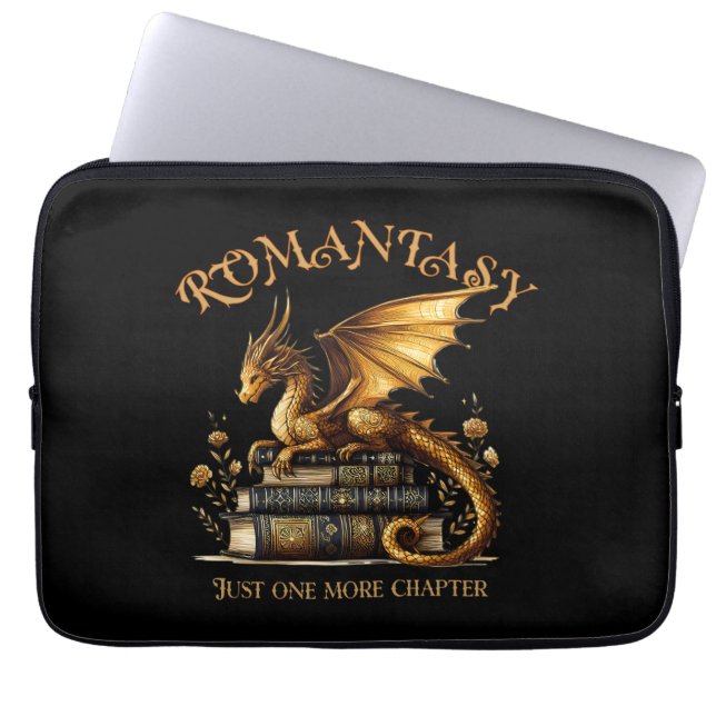 Funda Para Portátil Libros de dragón románticos sólo un capítulo más (Frente)