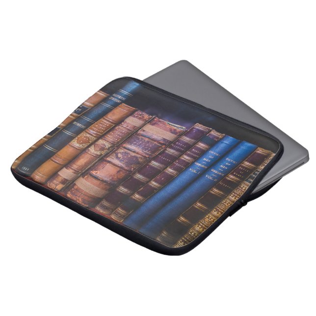 Funda Para Portátil Libros de enlaces de libros antiguos (Superior anverso)