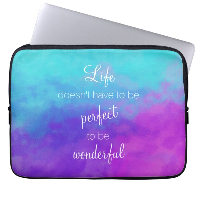 Funda Para Portátil Life Doesn't Have to be Perfect (Frente)