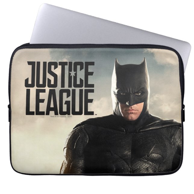 Funda Para Portátil Liga de la Justicia | Batman En Battlefield (Frente)