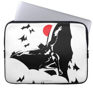 Funda Para Portátil Liga de la Justicia   Batman en la nube de arte po