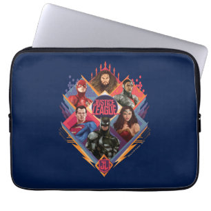 Funda Para Portátil Liga de la Justicia Insignia del grupo Diamond H