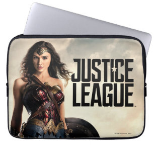 Funda Para Portátil Liga de la Justicia   Mujer Maravilla En Battlefie