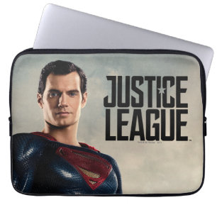 Funda Para Portátil Liga de la Justicia   Superman En Battlefield