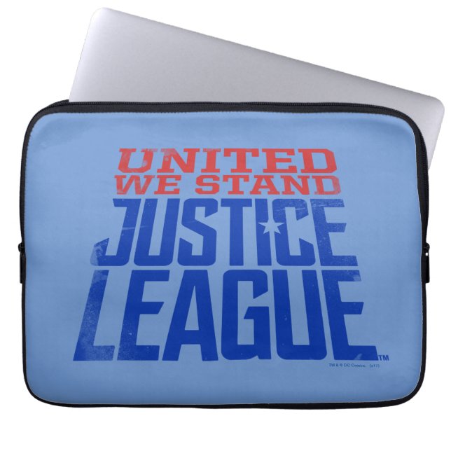 Funda Para Portátil Liga de la Justicia | United We Stand Graphic (Frente)