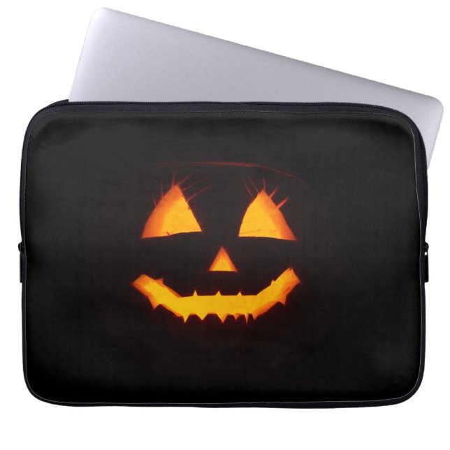 Funda Para Portátil Ligero Jack O Lantern (Frente)