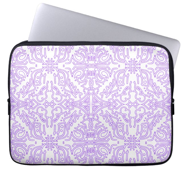 Funda Para Portátil Lila Nebulosa Mística (Frente)
