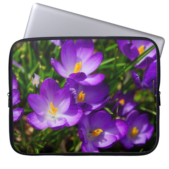 Funda Para Portátil Lilac Crocuses (Frente)