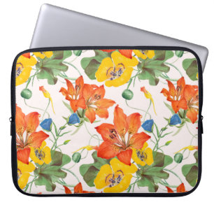Funda Para Portátil Lilis asiáticos tulipanea patrón de glorias matuti