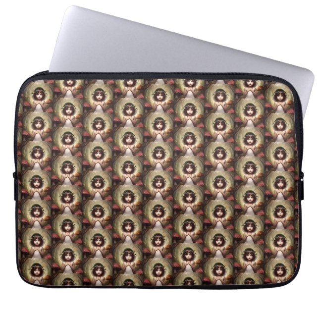 Funda Para Portátil Lilly hongo de hadas caprichosas (Frente)