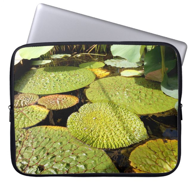 Funda Para Portátil Lily Pads Laptop Sleeve (Frente)