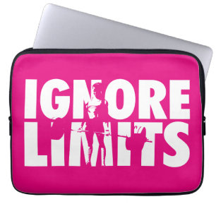Funda Para Portátil LÍMITES IGNORE - Motivación para la elevación de p