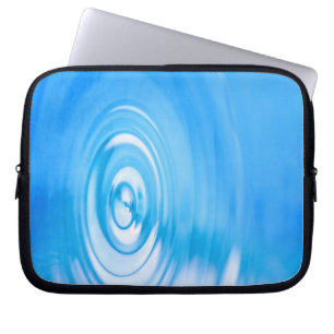 Funda Para Portátil Limpie las ondulaciones del agua azul