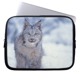 Funda Para Portátil Lince en la nieve en las estribaciones