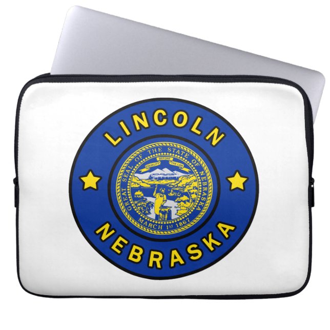 Funda Para Portátil Lincoln Nebraska (Frente)