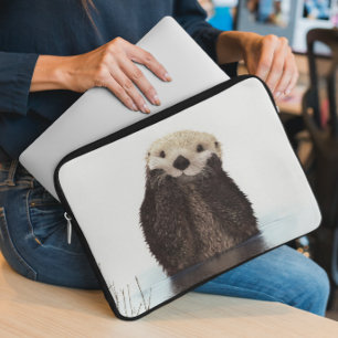 Funda Para Portátil Lindo Animal Nutria Mar