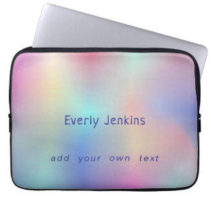 Funda Para Portátil lindo arco iris brillante oscuro multicolor