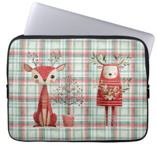 Funda Para Portátil Lindo reno de invierno