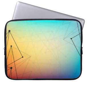 Funda Para Portátil Línea abstracta de fondo