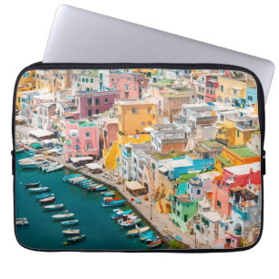 Funda Para Portátil Línea costera Nápoles Italia