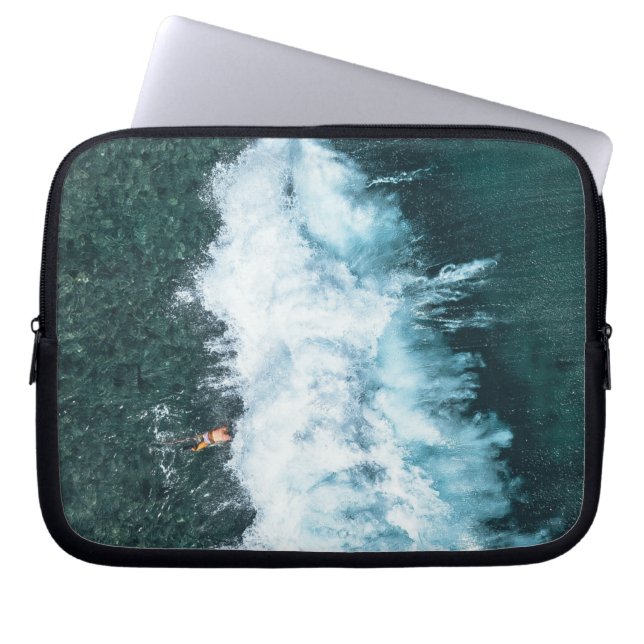 Funda Para Portátil línea de onda (Frente)