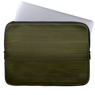 Funda Para Portátil Líneas amarillas mínimas